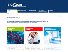 Tablet Screenshot of bioglobe.net